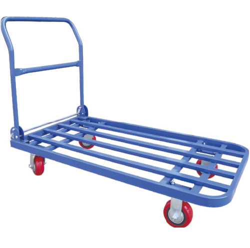 Square pipe foldable hand trolley