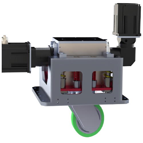 AM-2-MECHANICAL DECOUPLED CASTORS